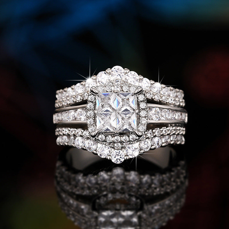 💖Timeless Elegance💍Moissanite Diamond Ring