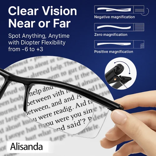 【ADJUSTABLE FOCUS GLASSES】See Every Moment Clearly With Alisanda!