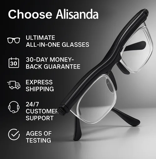 【ADJUSTABLE FOCUS GLASSES】See Every Moment Clearly With Alisanda!