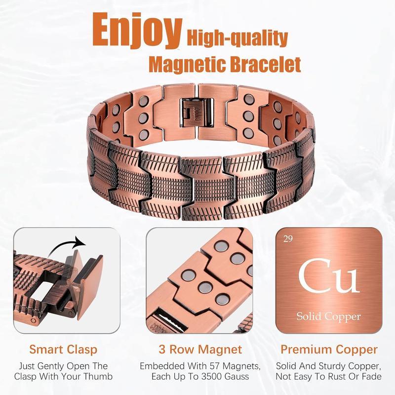 ✨Copper magnetic bracelet——Relieve fatigue and promote blood circulation