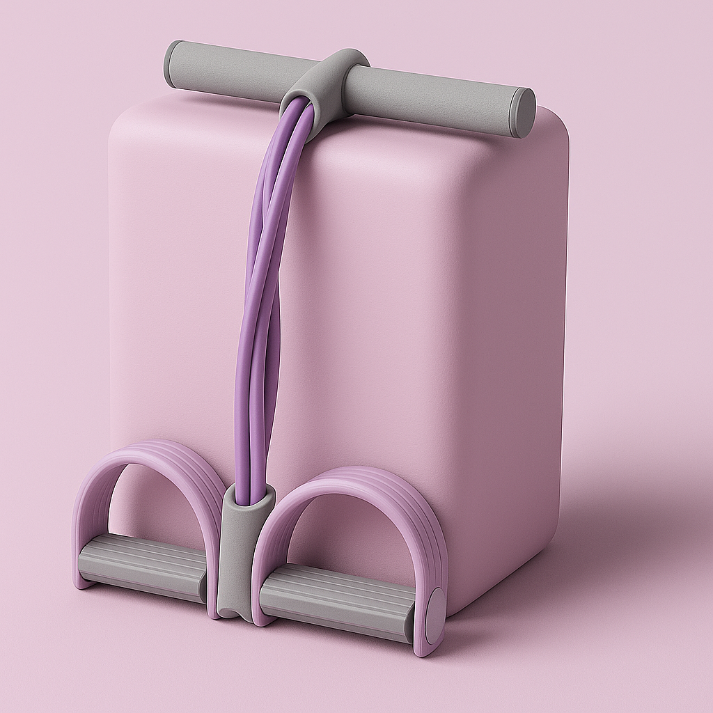 21 Fitness Resistance Bands-4 Tube Pedal Ankle Puller