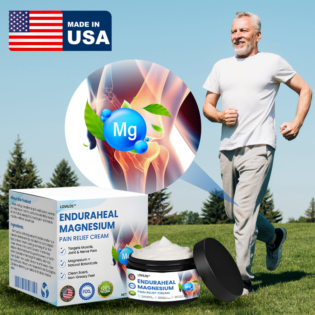 LOVILDS™ EnduraHeal Magnesium Pain Relief Cream (Treats Arthritis, Neuropathy, Rheumatism, Sports Injuries & More)